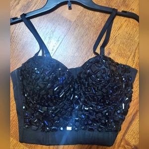 crop bustier top